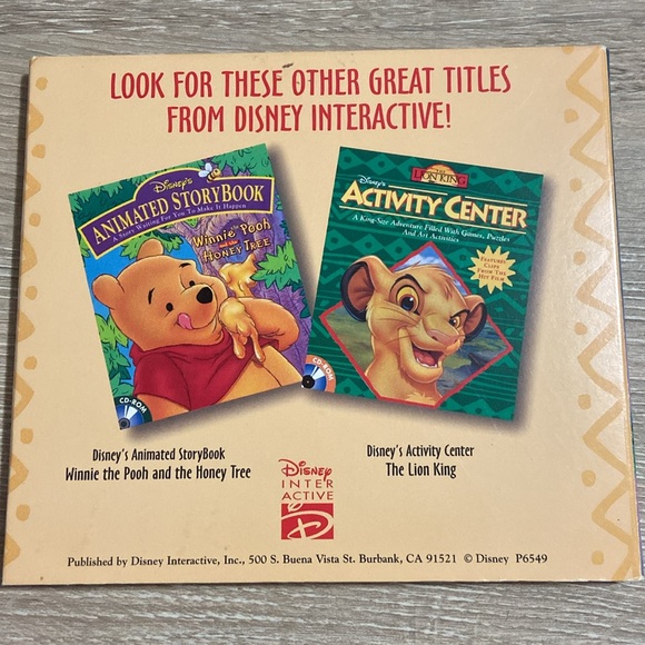 Disney Pocahontas Animated StoryBook PC & Mac CD-ROM - Vintage - Picture 2 of 7